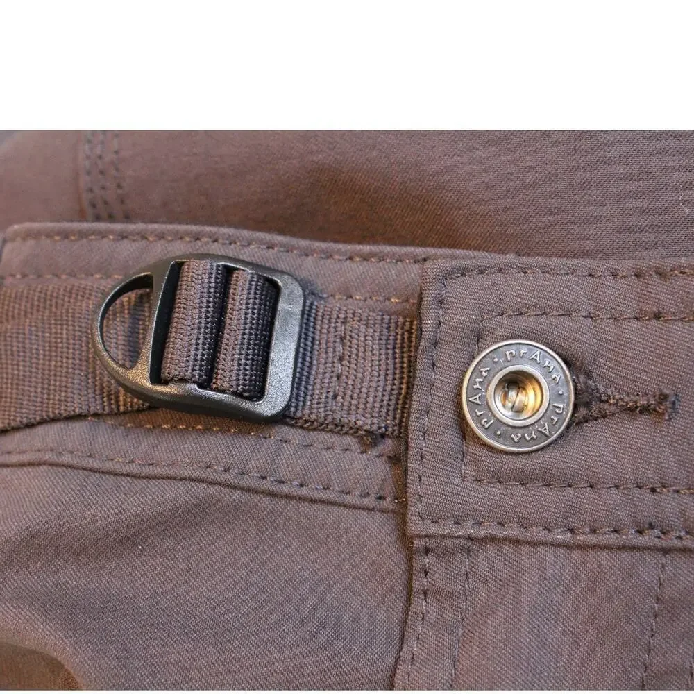 prAna Mens Zion Hiking Cargo Shorts Stretch Nylon Utility Gorpcore Charcoal 40